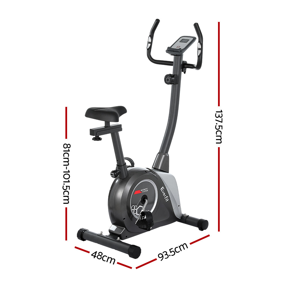 Everfit Upright Exercise Bike Magnetic Resistance Home Gym Fitness