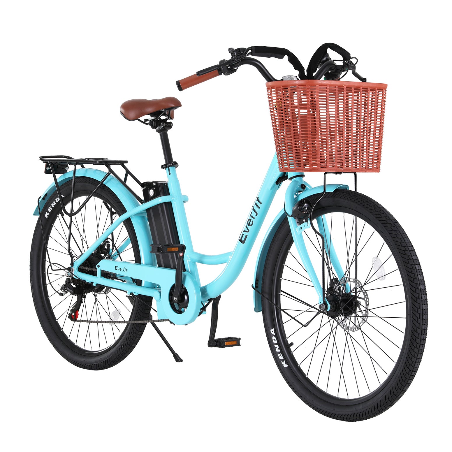 Everfit 26" Electric Bike City Bicycle eBike e-Bike Commuter w/ Battery BL