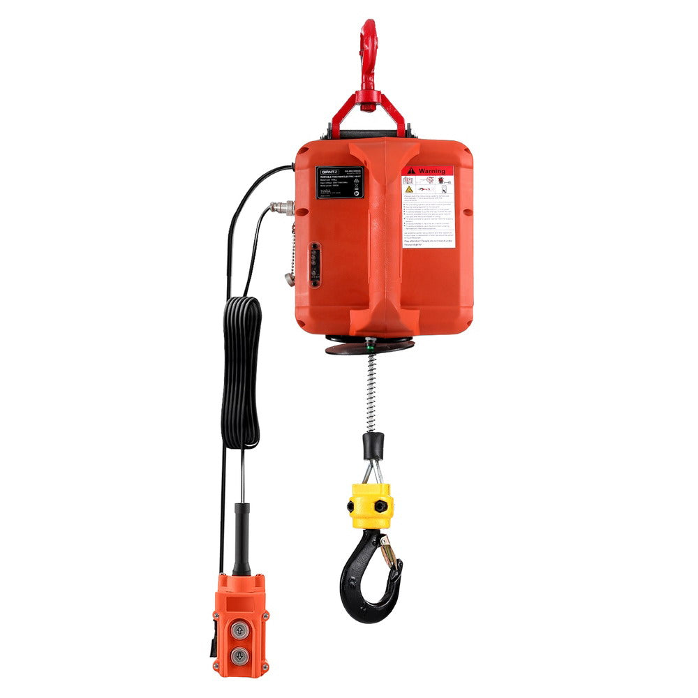 3-IN-1 Control 500KG Electric Hoist Winch 1500W - Giantz