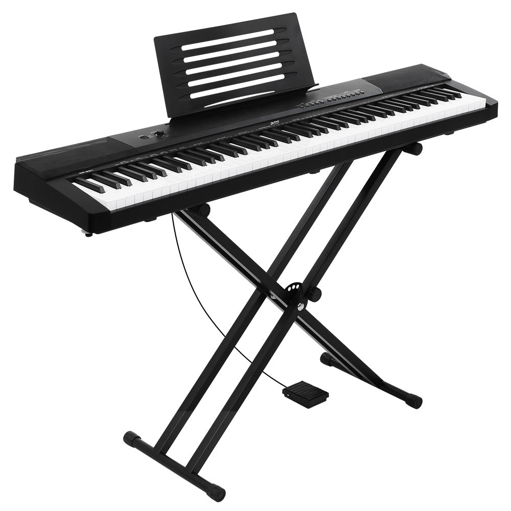 Alpha 88-Key Digital Piano Keyboard Stand Sustain Pedal