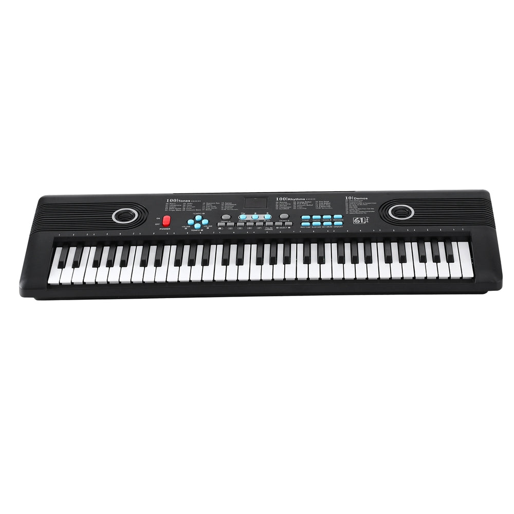 Alpha 61-Key Digital Piano Keyboard Electric Kids Black