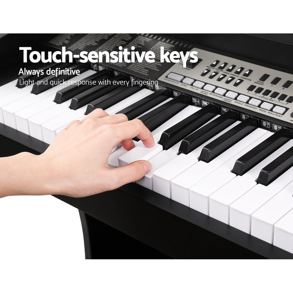 Alpha 61-Key Electronic Piano Keyboard Digital Music Stand