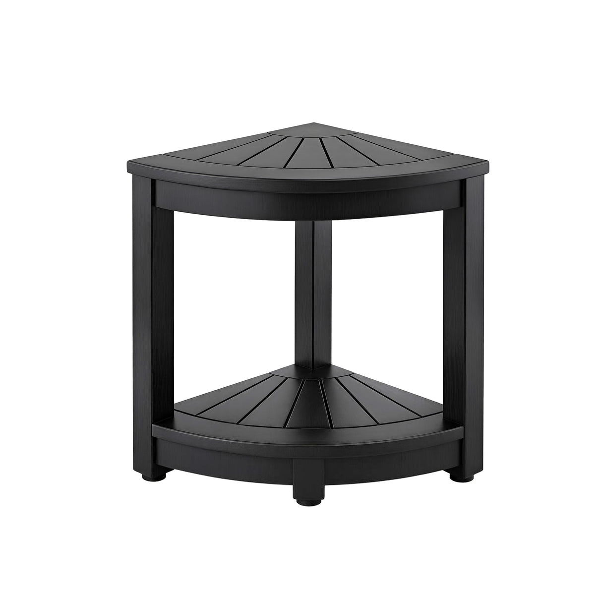 Gardeon Outdoor Coffee Side Table 2-in-1 HDPE Black