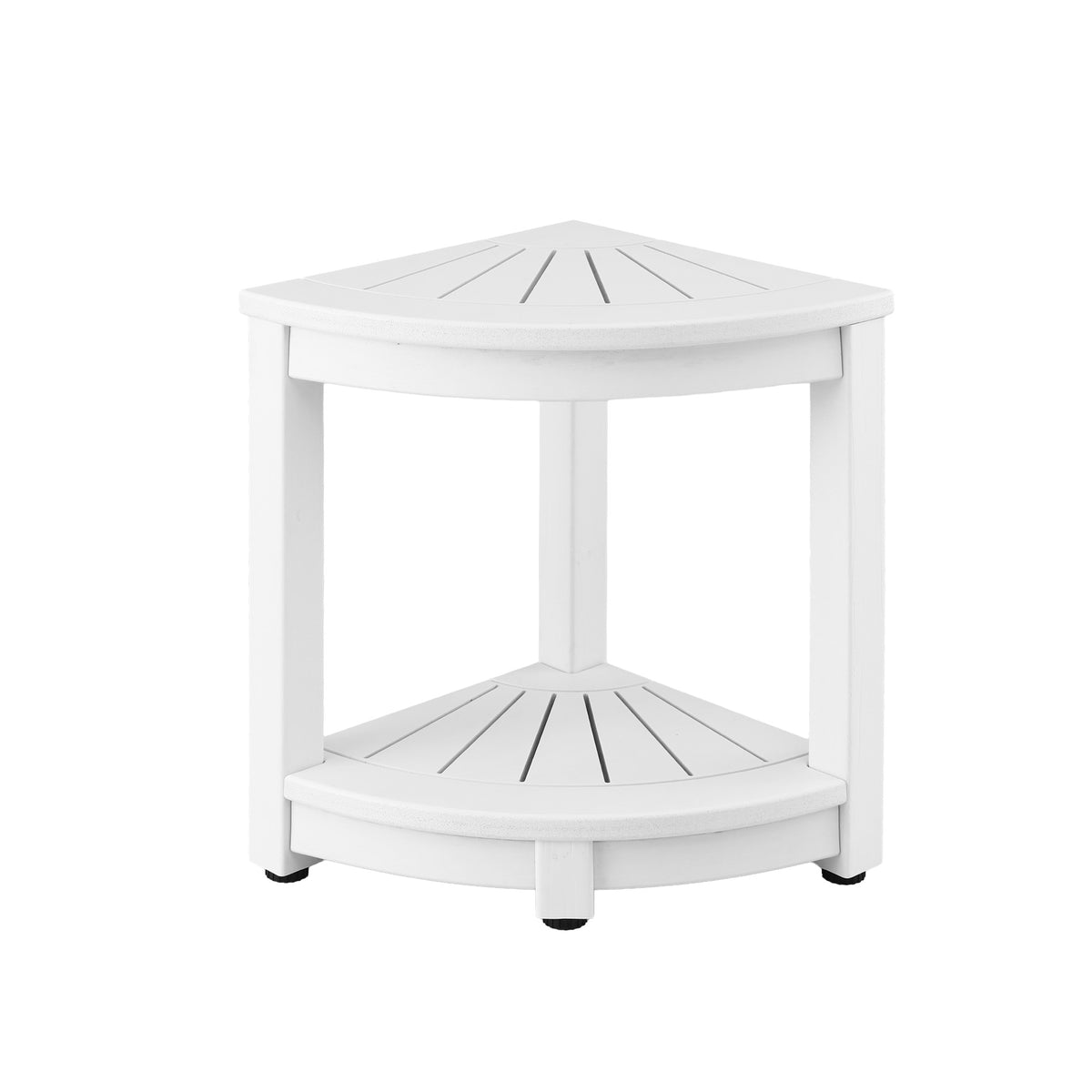 Gardeon Outdoor 2-in-1 Side Table HDPE White