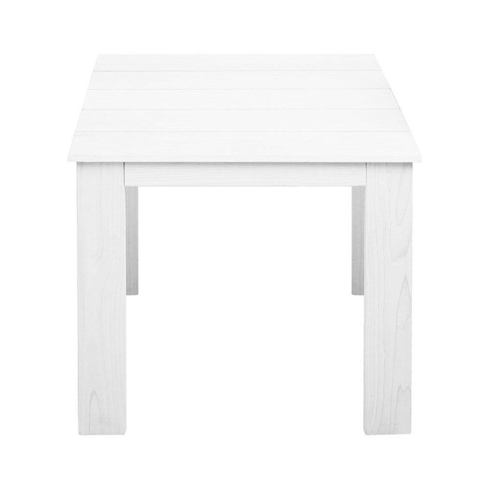 Gardeon Outdoor Wooden Side Table White