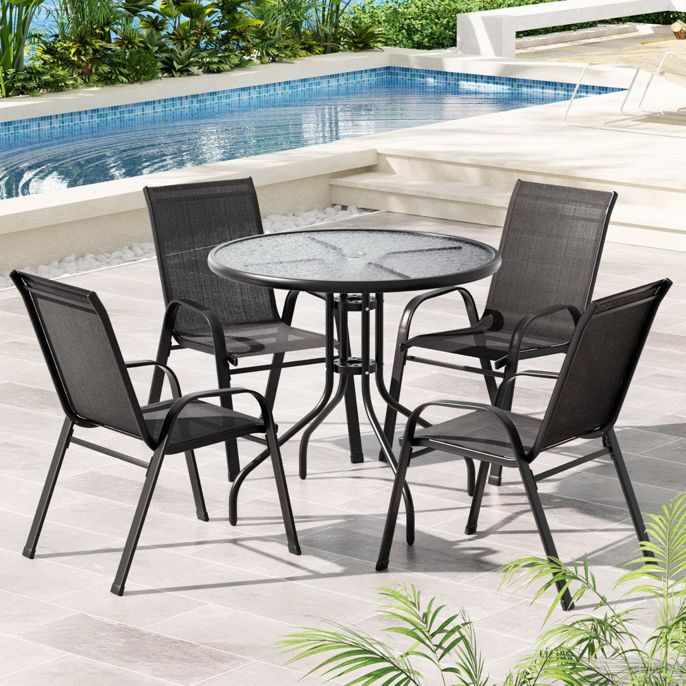 Gardeon Outdoor Dining Set Table and Chairs Patio Garden Furniture Bistro Set