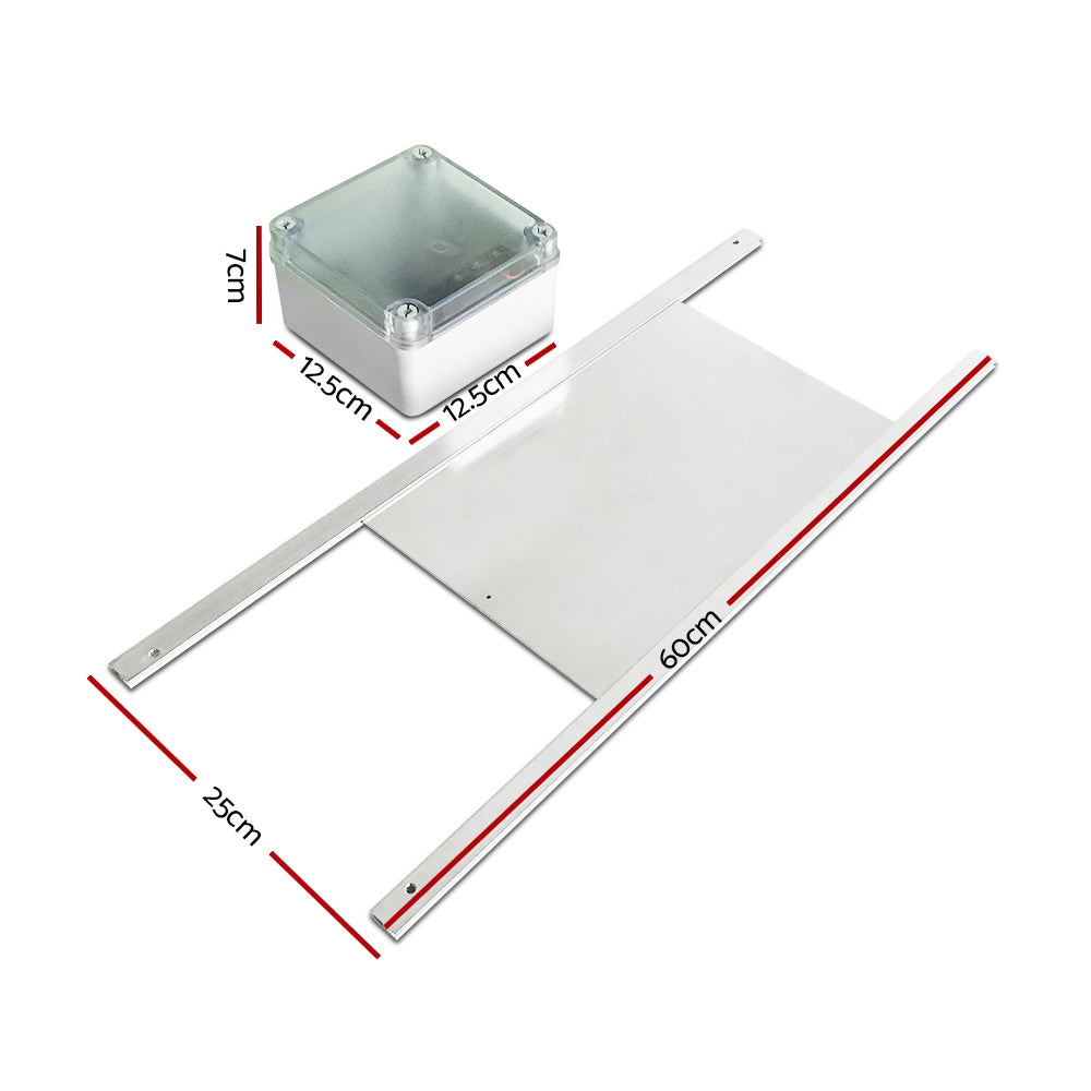 Giantz Automatic Chicken Coop Door Opener Timer Light Sensor Aluminium