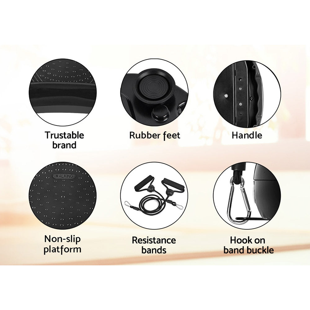 Everfit Home Fitness Vibration Machine Platform Black