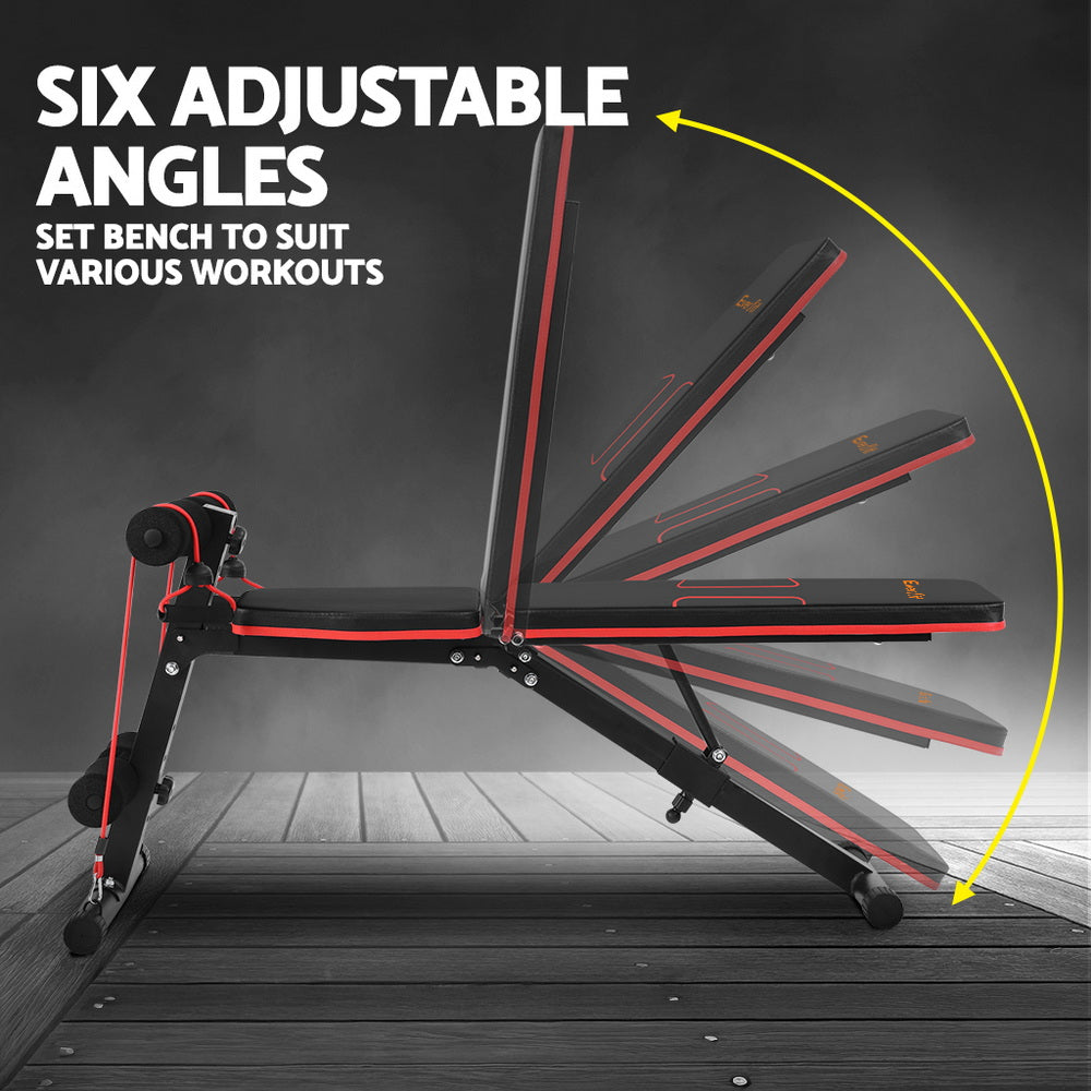 Everfit FID Adjustable Weight Bench, 150kg Capacity