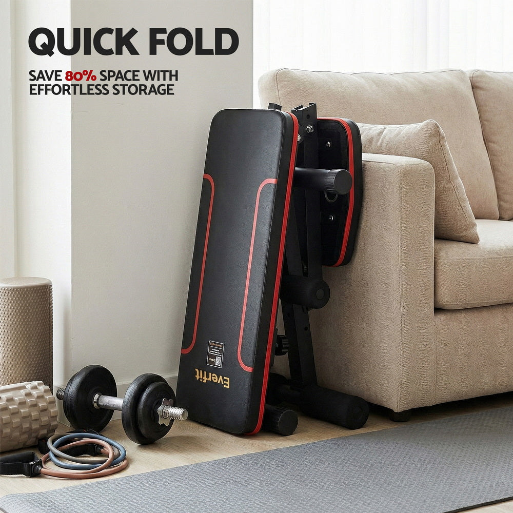 Everfit FID Adjustable Weight Bench, 150kg Capacity