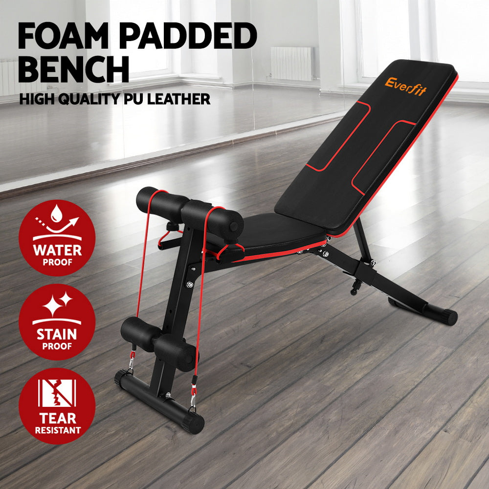 Everfit FID Adjustable Weight Bench, 150kg Capacity
