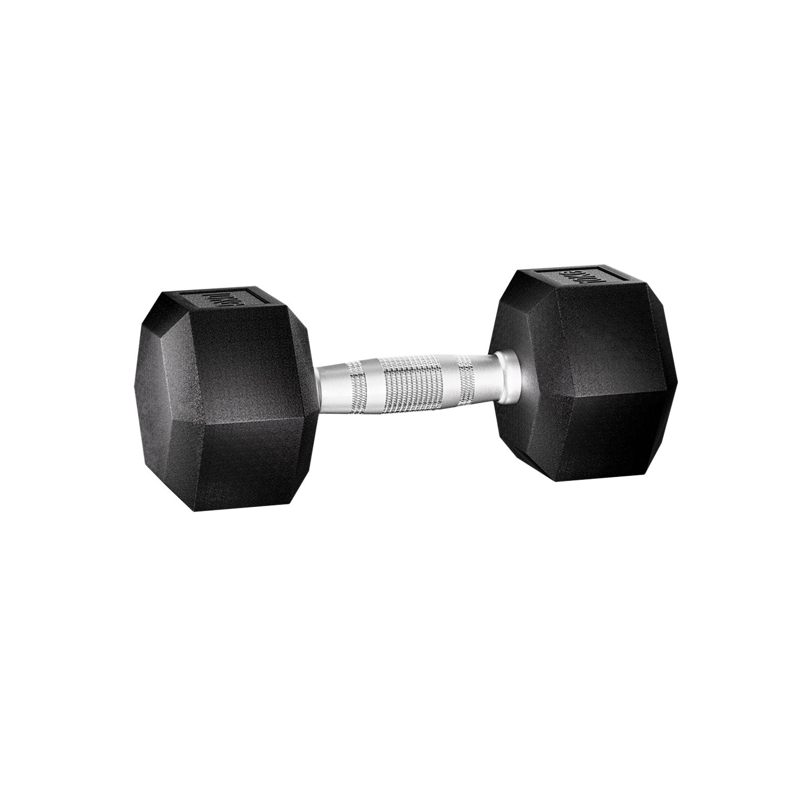 Everfit 20kg Hex Dumbbell Set 2x10kg Black Silver