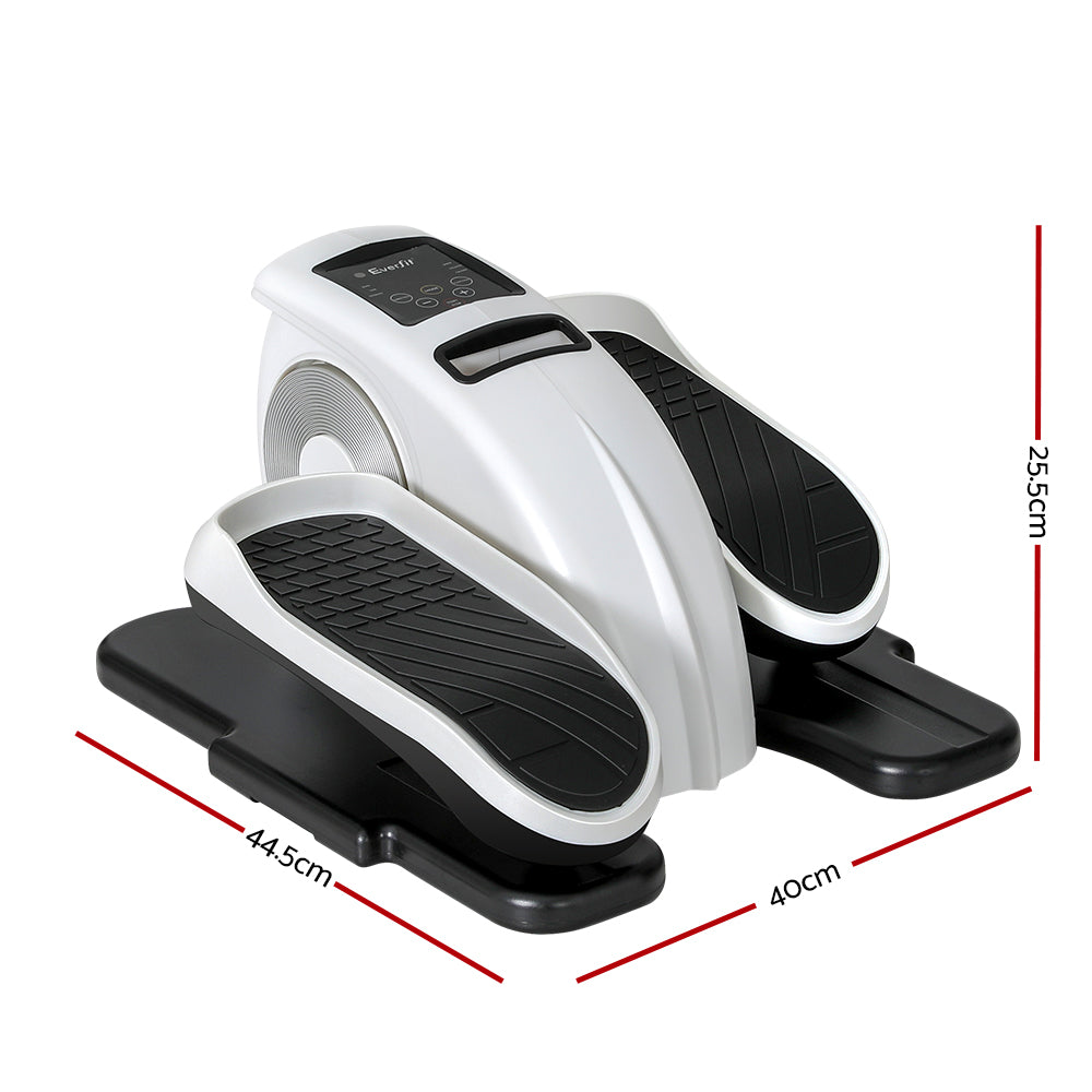 Everfit Mini Pedal Exerciser Under Desk Bike White/Black
