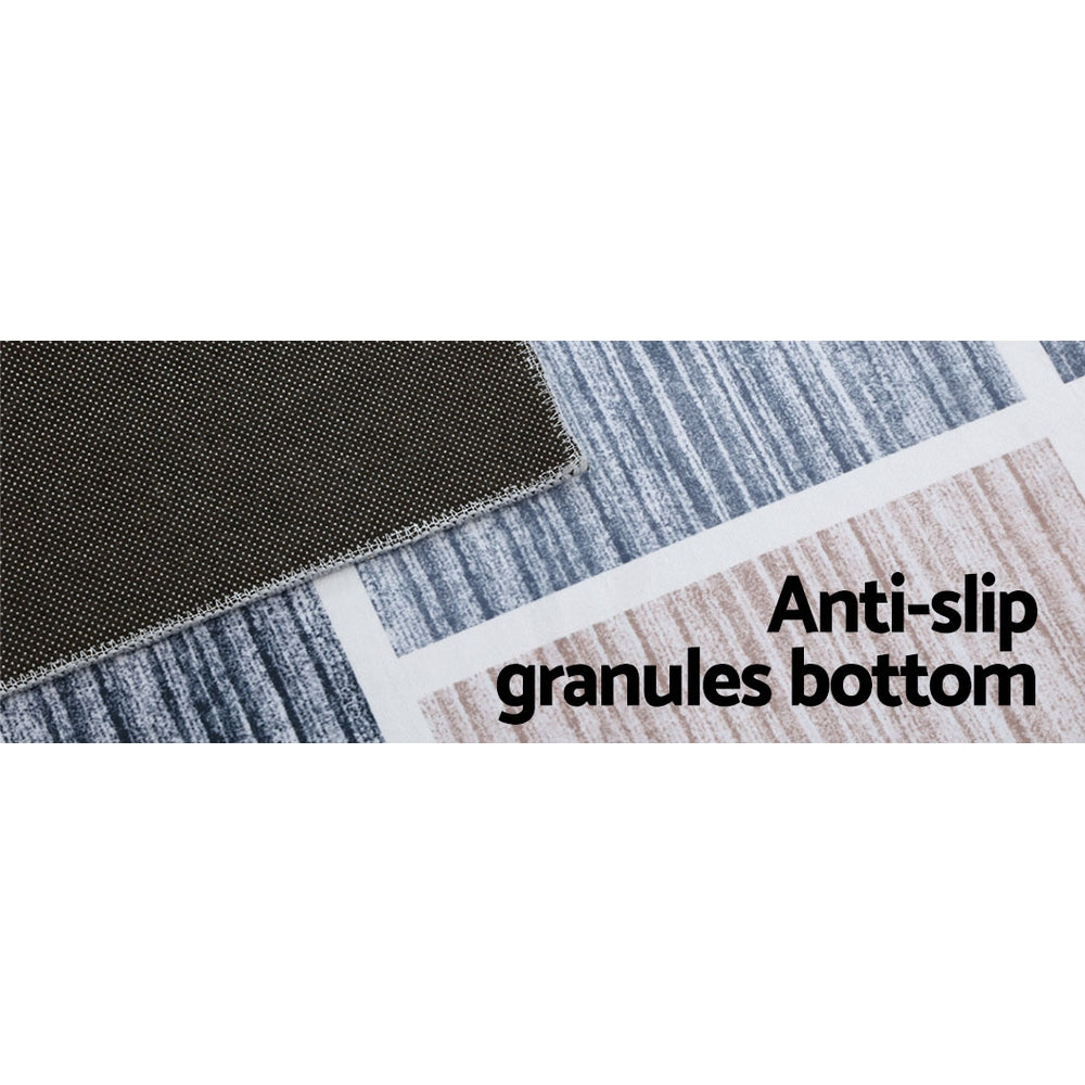 Oblo 160x230cm Area Rug Soft Short Pile Modern Grey