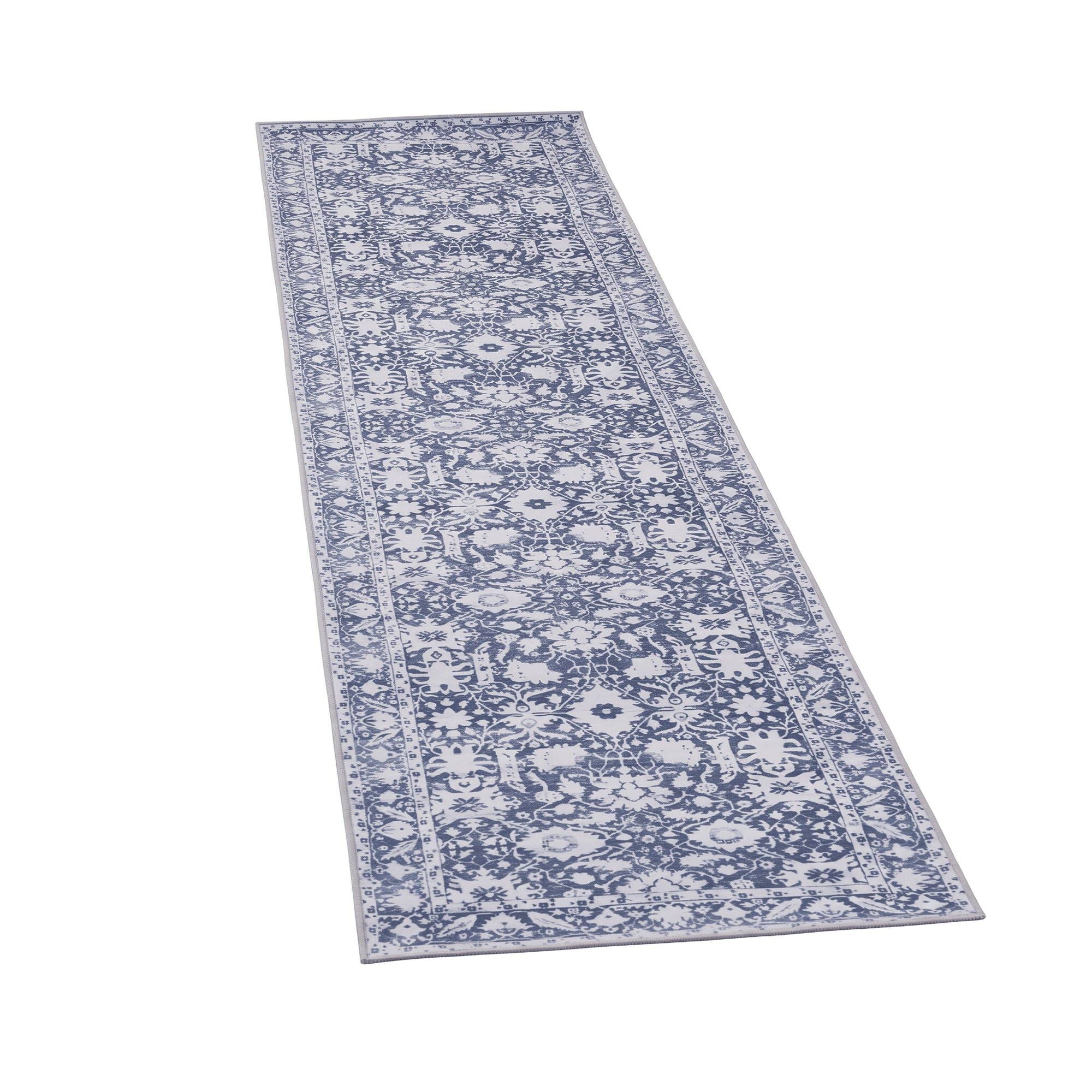 Artiss 60 x 300 cm Runner Rugs for Hallway Bedroom Pad-Free Dense Dot Backing Stops Slipping & Robot Vacuum Friendly, Vintage Carpet for Reading Nook Dining Area, 100% Polyester Washable