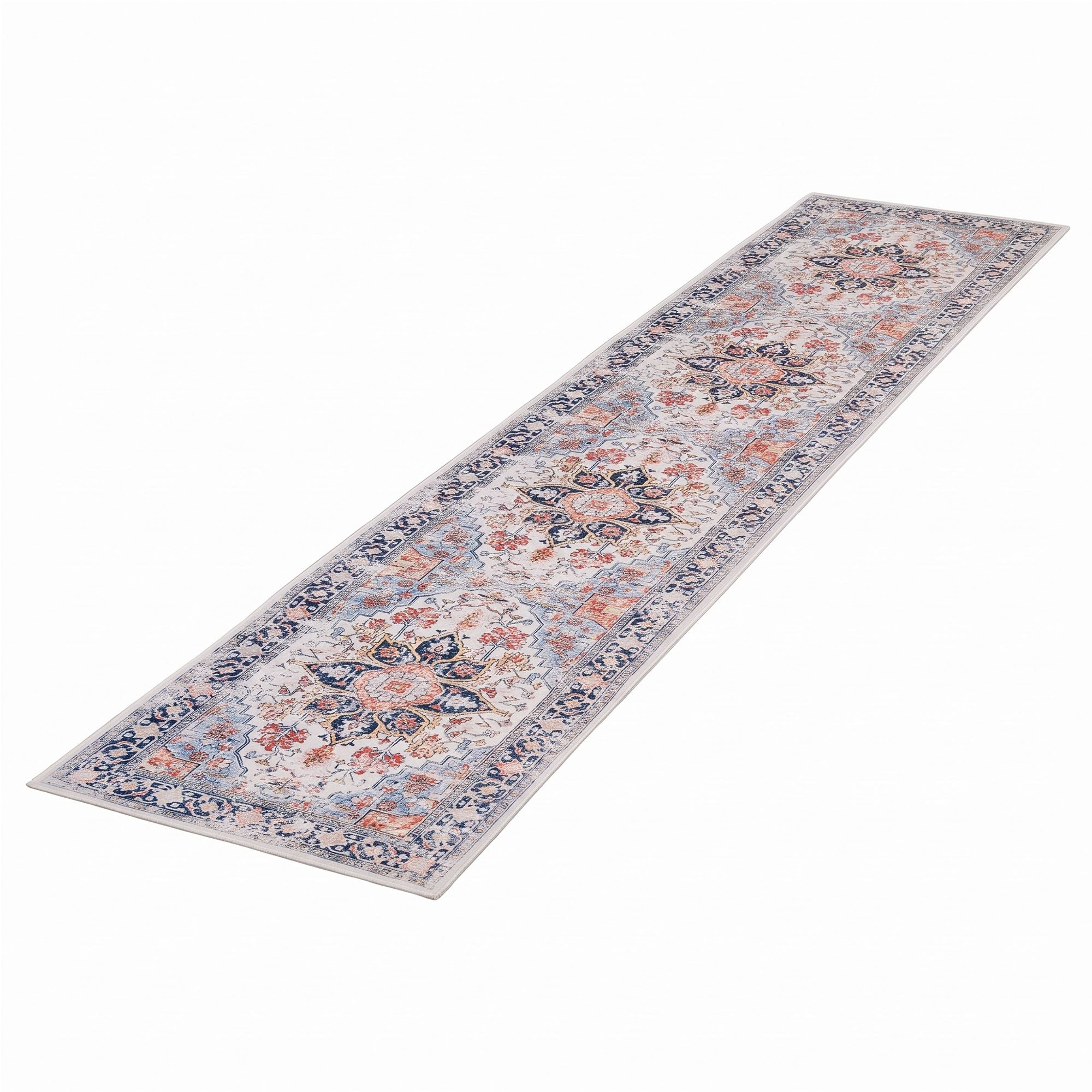 Artiss 60 x 300 cm Runner Rugs For Living Room No Heavy Rubber Crease-Free Foldable Design For Kitchen Entryway And Bedroom 100% Polyester Water-repellent Resistant Non-Shedding