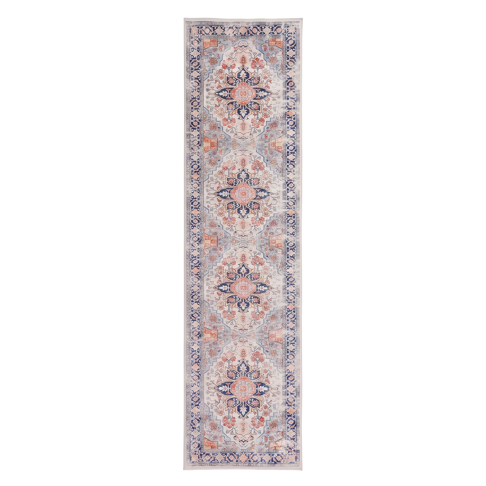 Artiss 60 x 300 cm Runner Rugs For Living Room No Heavy Rubber Crease-Free Foldable Design For Kitchen Entryway And Bedroom 100% Polyester Water-repellent Resistant Non-Shedding