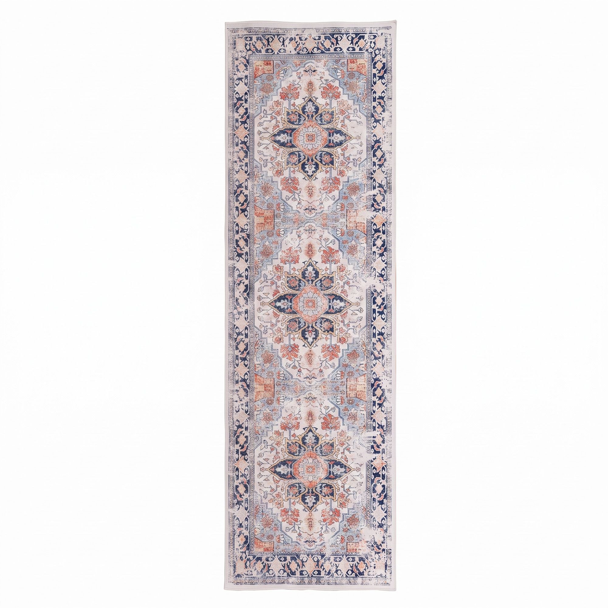 Artiss 80 x 300 cm Runner Rugs For Living Room No Heavy Rubber Crease-Free Foldable Design For Kitchen Entryway And Bedroom 100% Polyester Water-repellent Resistant Non-Shedding