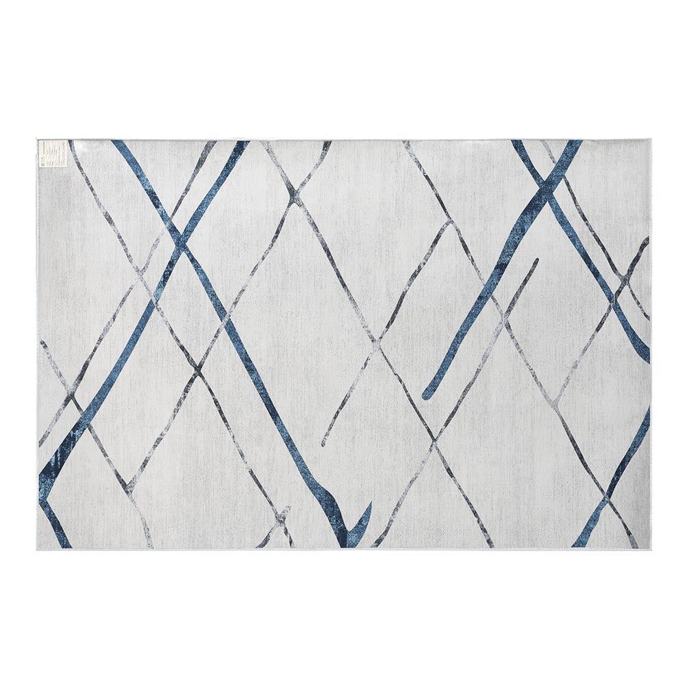 Jaca 160x230cm Large Washable Area Rug Short Pile Geometric Design