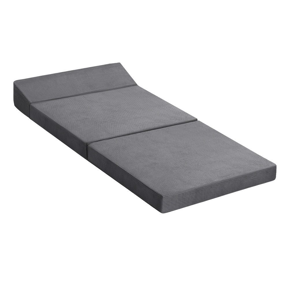 Giselle Trifold Sofa Bed Mattress Grey