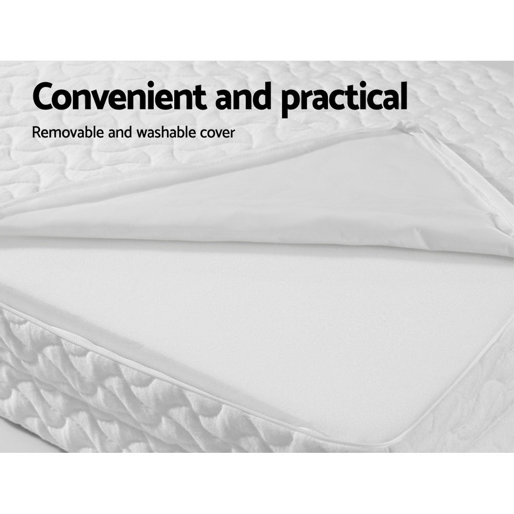 Giselle Baby Foldable Foam Cot Mattress White