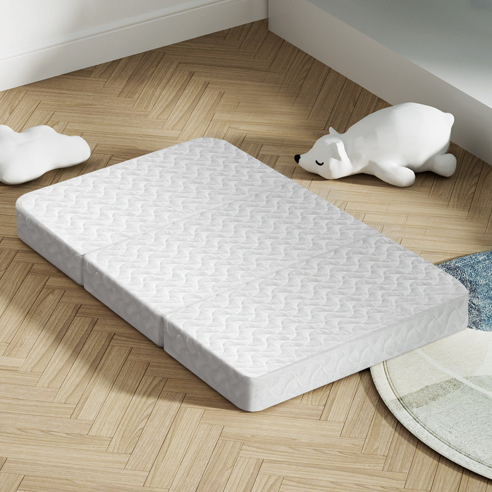 Giselle Baby Foldable Foam Cot Mattress White