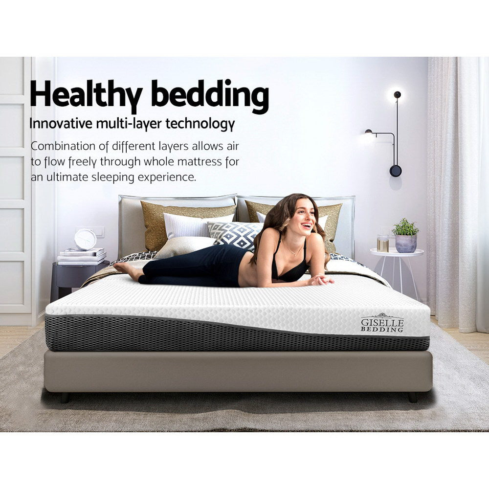Mona Single Memory Foam Mattress Cool Gel Non Spring 21cm