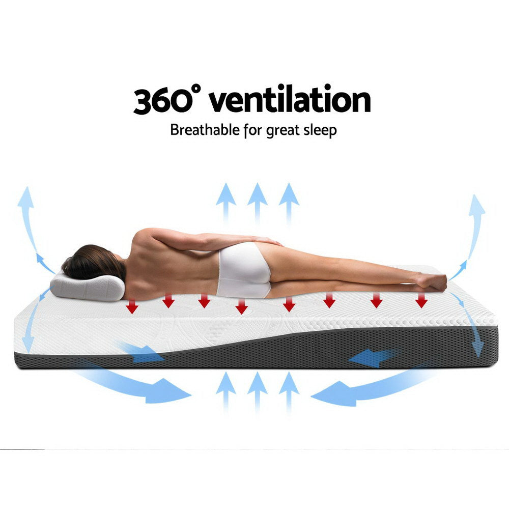 Mona Single Memory Foam Mattress Cool Gel Non Spring 21cm