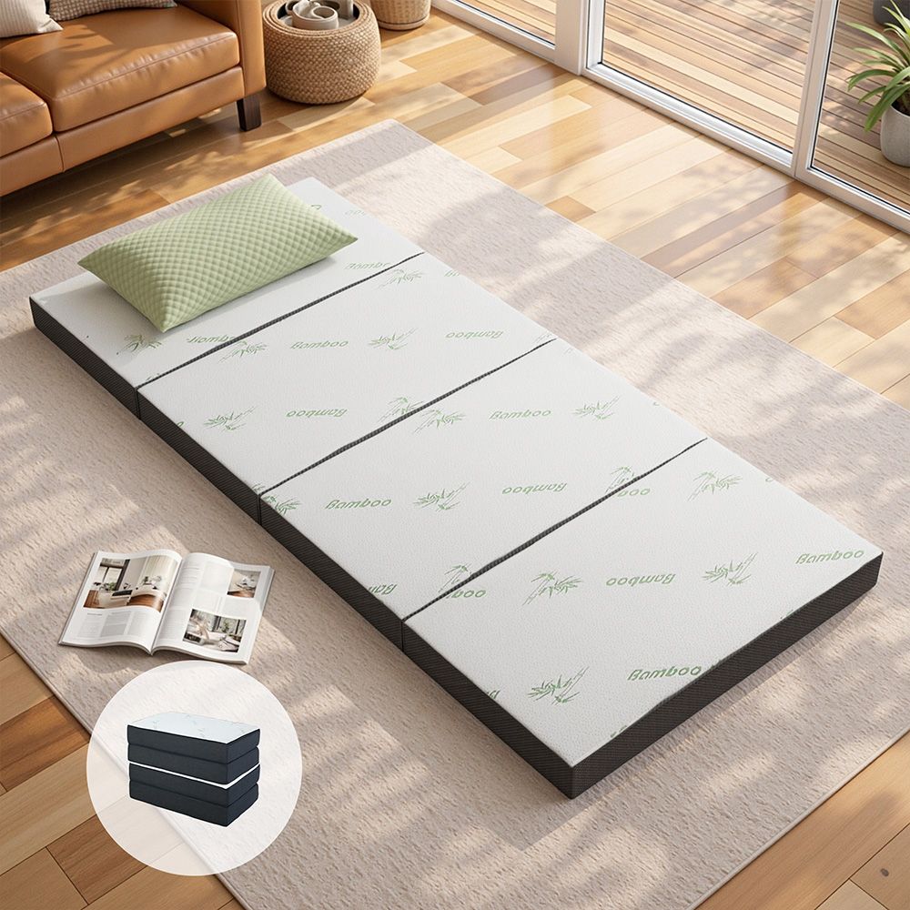 Giselle Bedding Foldable Foam Sofa Bed Mattress Bamboo