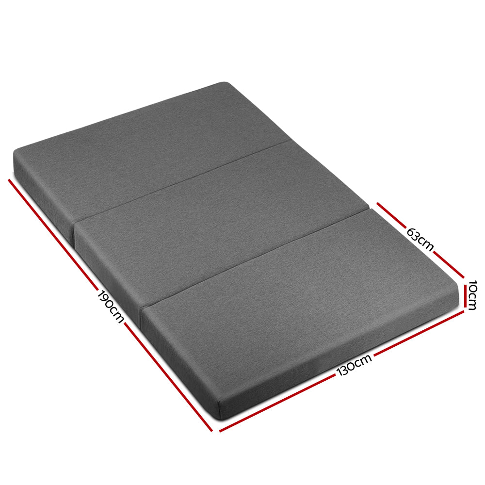 Giselle Double Foldable Foam Mattress Grey