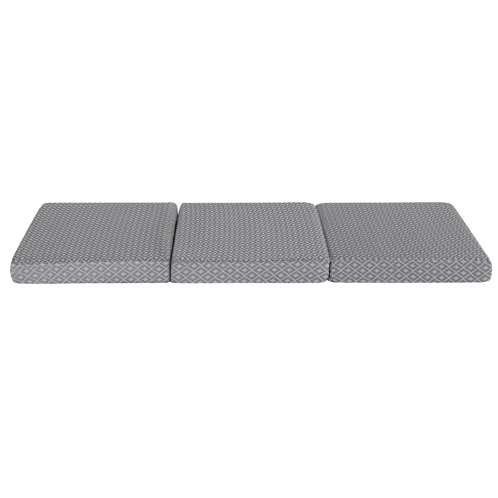 Giselle Trifold Memory Foam Sofa Bed Mattress Grey