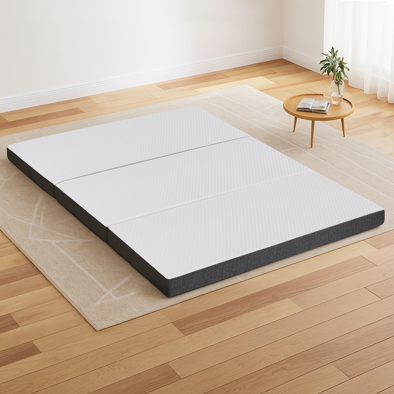 Giselle Queen Foldable Mattress Sofa Bed Tri-Fold Memory Foam Tencel