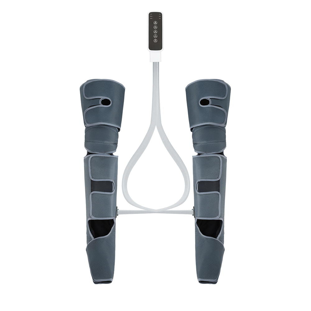 Livemor Leg and Knee Massager Air Compression Heating Grey