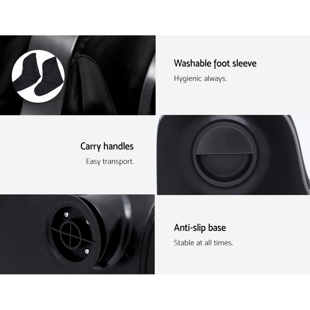 Livemor Electric Foot and Leg Massager with Shiatsu Kneading Black