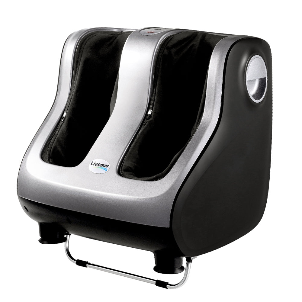 Livemor Foot and Calf Massager Shiatsu Electric Silver