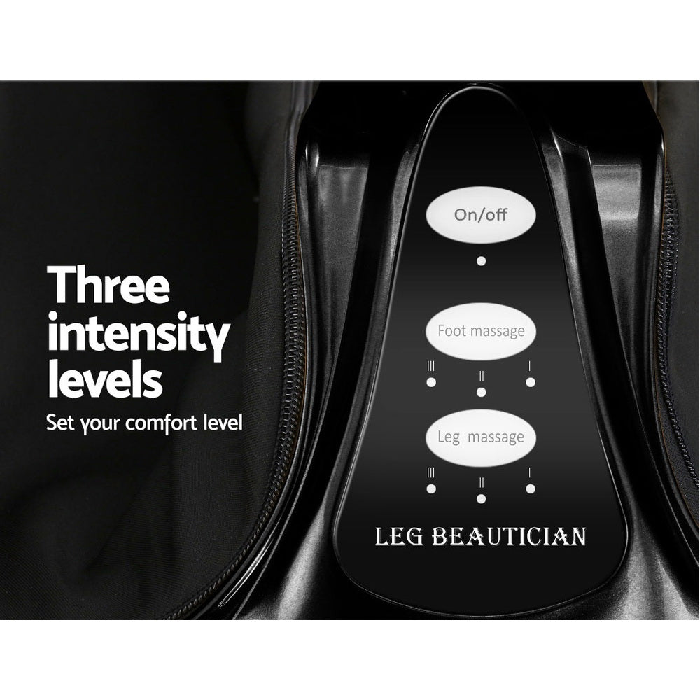 Livemor Foot and Calf Massager Electric Kneading Black