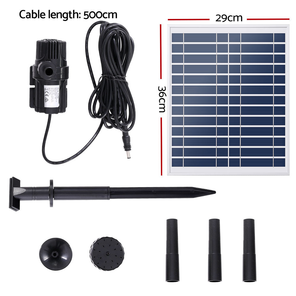 Gardeon 9.8FT Solar Pond Pump Submersible Water Fountain Kit