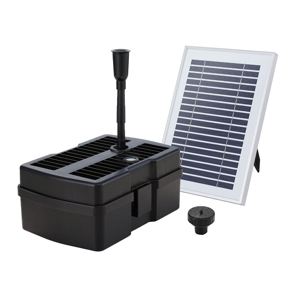 Solar Fountain Pump, Submersible Filter, DC Brushless, IP68 Waterproof