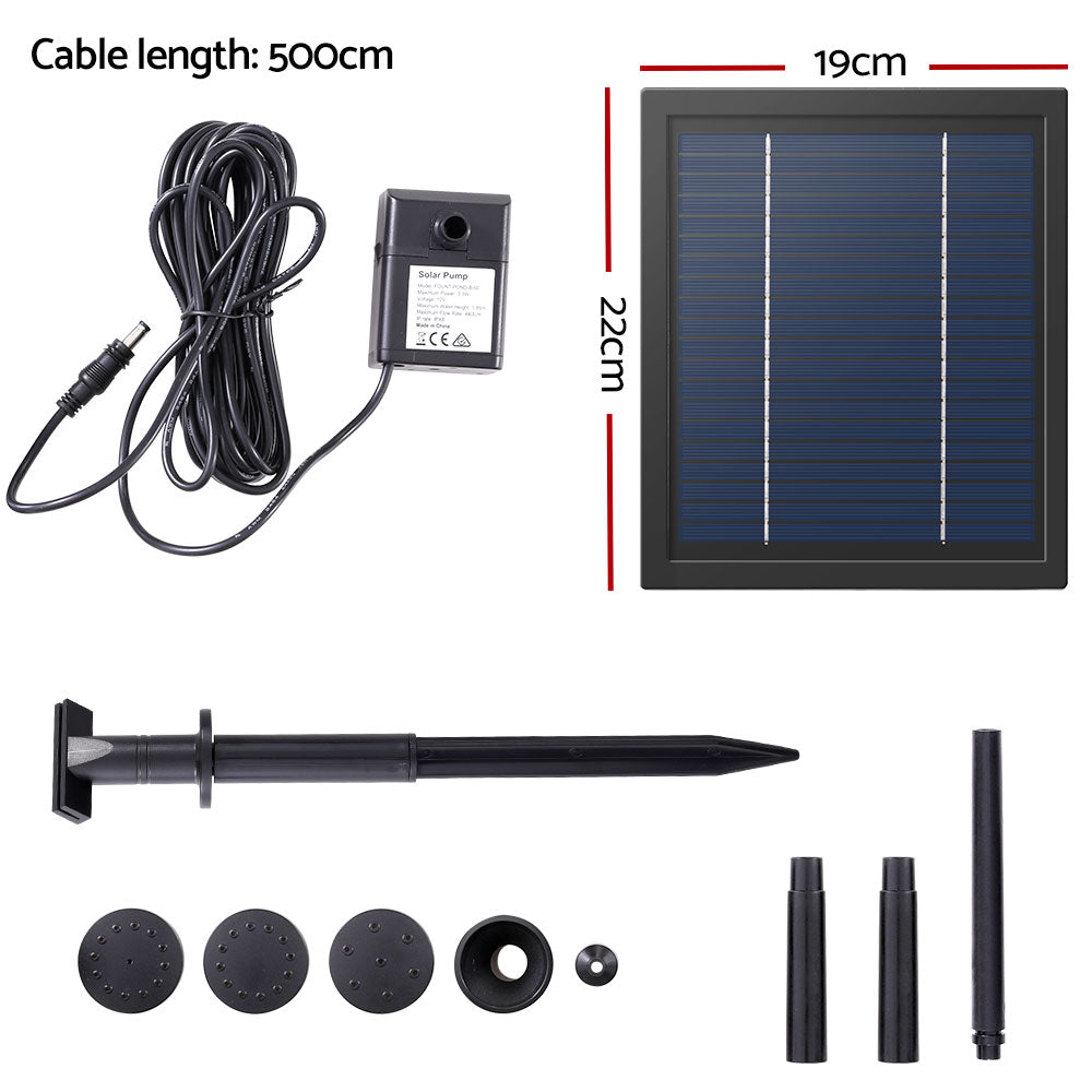 Gardeon 6.1FT Solar Pond Pump Submersible Water Fountain Kit