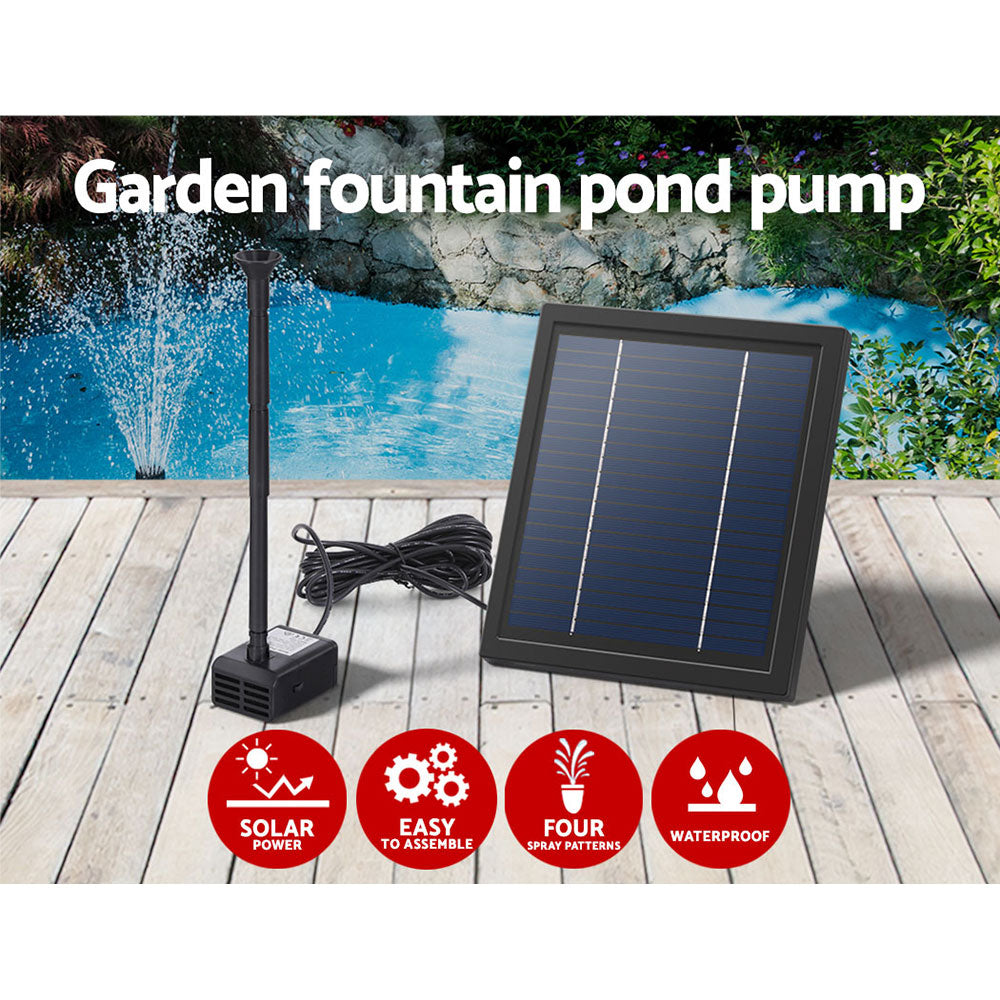 Gardeon 6.1FT Solar Pond Pump Submersible Water Fountain Kit