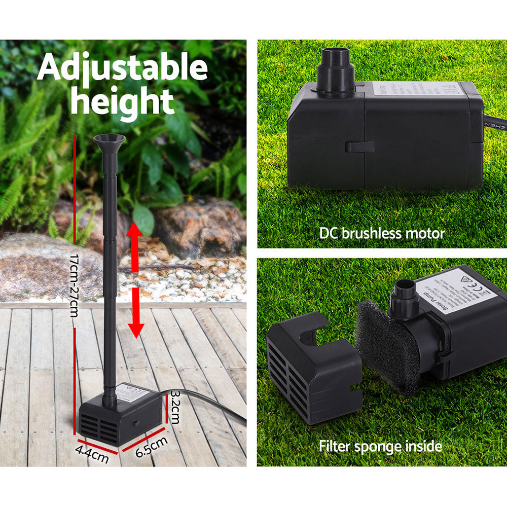 Gardeon 6.1FT Solar Pond Pump Submersible Water Fountain Kit