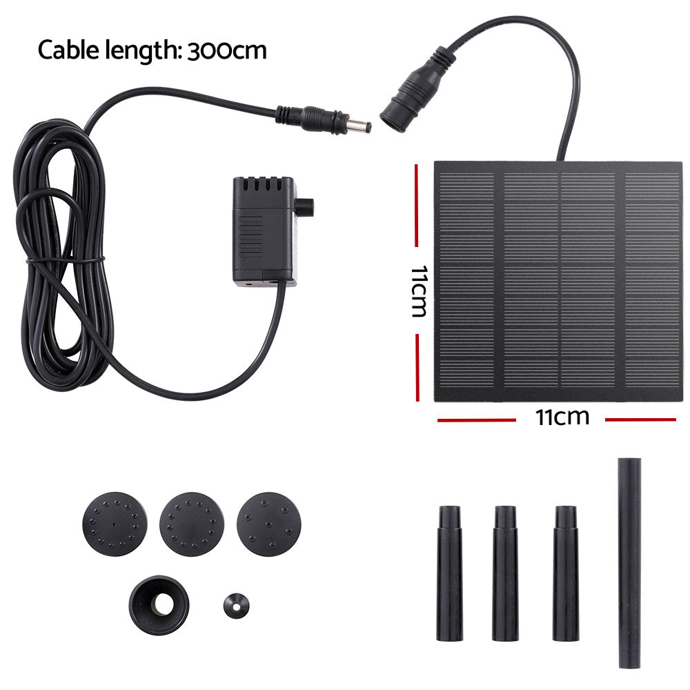 Gardeon 2.6FT Solar Pond Pump Submersible Water Fountain Kit