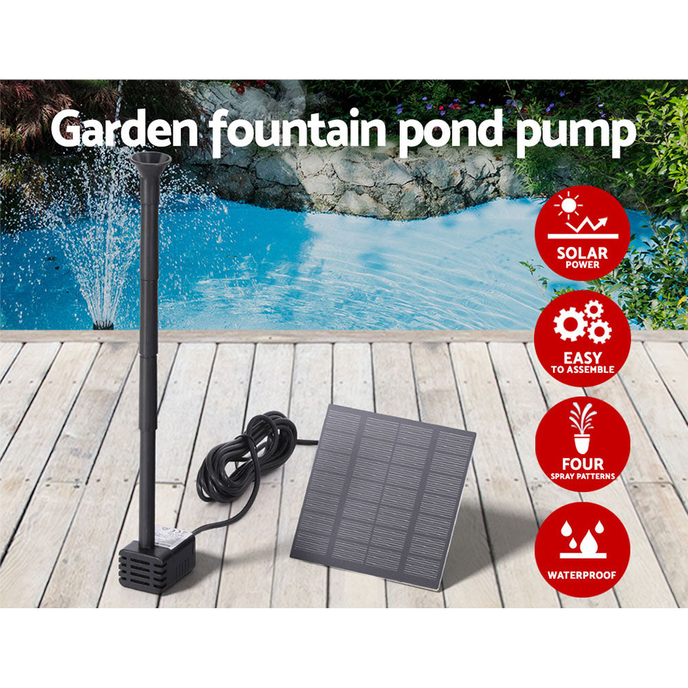 Gardeon 2.6FT Solar Pond Pump Submersible Water Fountain Kit