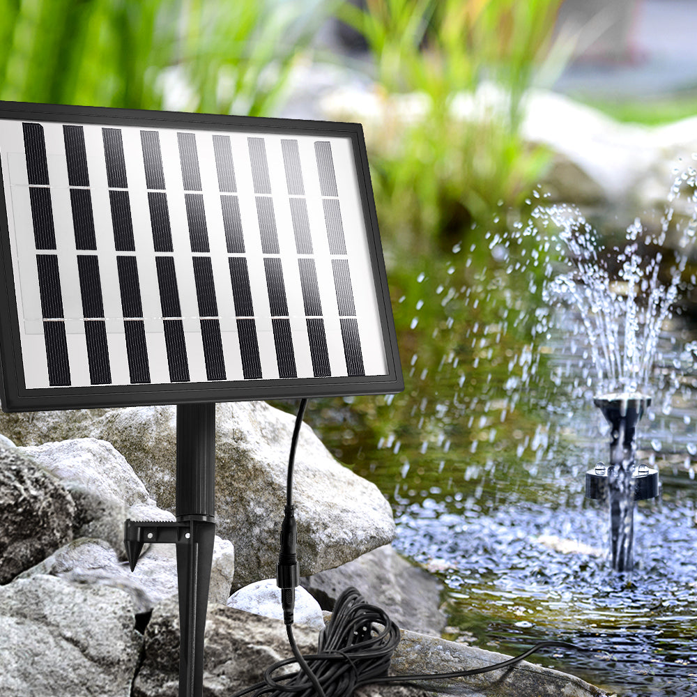 Gardeon 4FT Solar Pond Pump Battery LED Lights