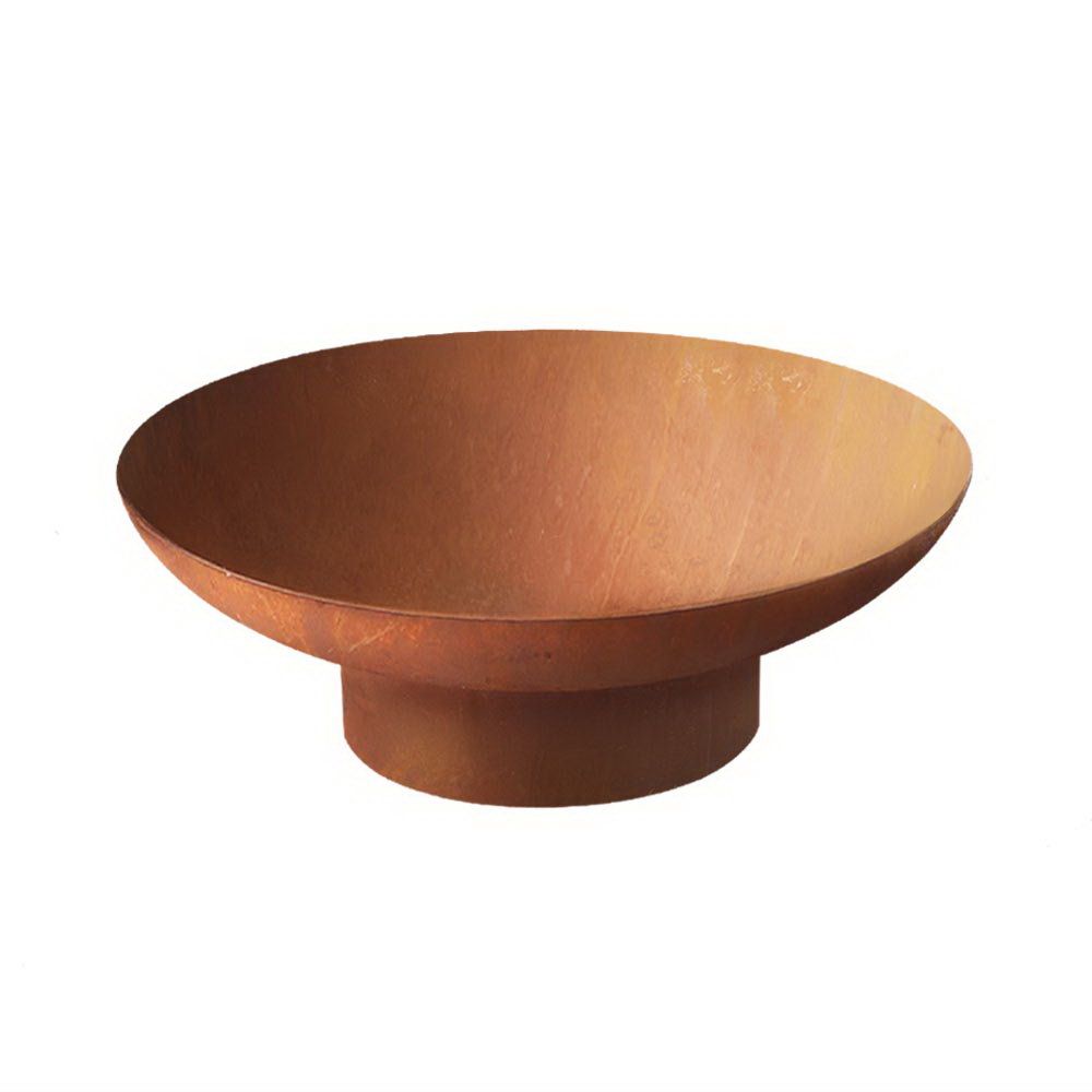 Grillz Rustic Fire Pit Bowl with Stand 70cm, Wood or Charcoal