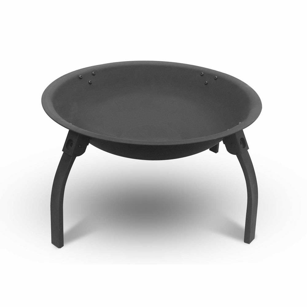 Portable 30" Fire Pit BBQ Charcoal Grill Smoker Foldable Outdoor Camping