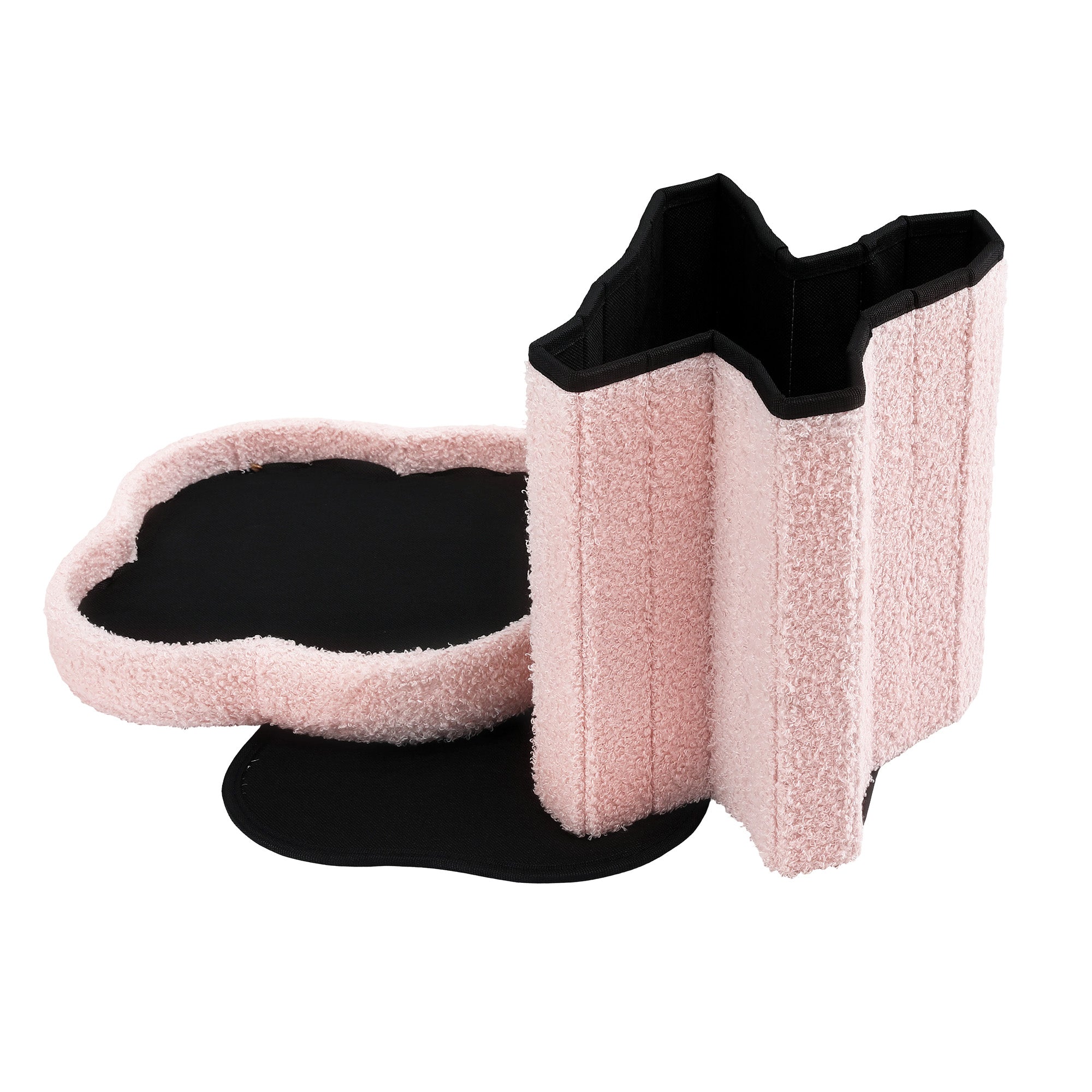 Artiss Storage Ottoman Foot Stool Foldable Pink