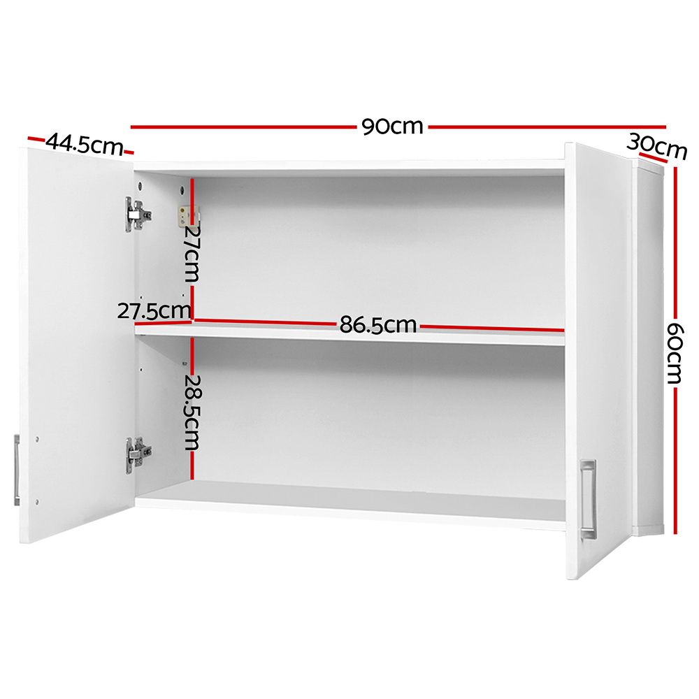 Artiss Wall Mounted Bathroom Storage Cabinet 900mm Medicine Cupboard
