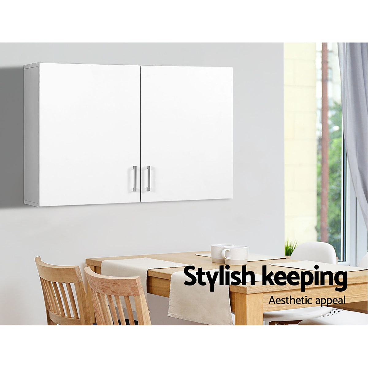 Artiss Wall Mounted Bathroom Storage Cabinet 900mm Medicine Cupboard