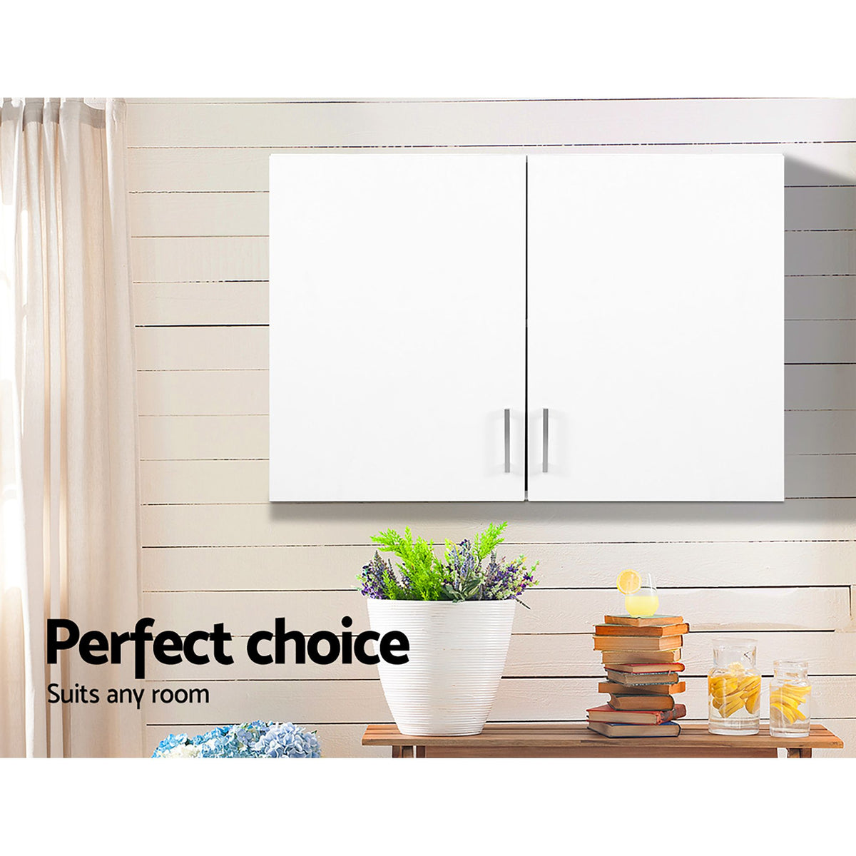 Artiss Wall Mounted Bathroom Storage Cabinet 900mm Medicine Cupboard
